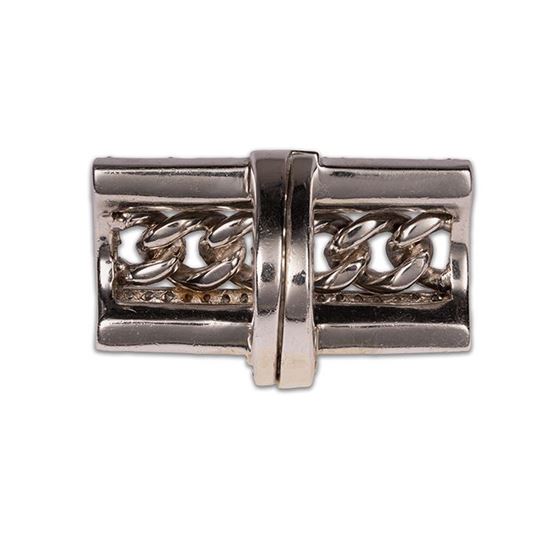 Immagine di ANELLO CATENA CON ZIRCONI